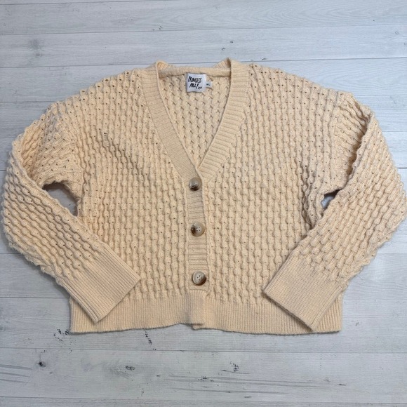 Princess Polly Sweaters - Princess Polly women's knitted bubble cardigan‎ medium large